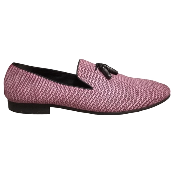 Asher Green Genuine Men's Leather Wine Loafer Size 12 - Picture 9 of 14